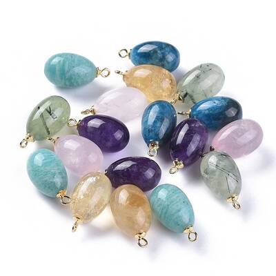 Natural Mixed Stone Pendants