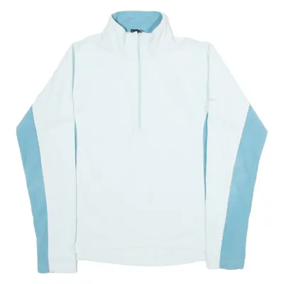 BERGHAUS Womens Fleece Blue 1/4 Zip M