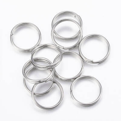 Tarnish Resistant 304 Stainless Steel Split Rings