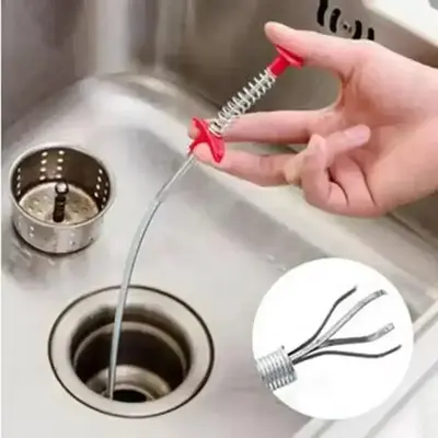 60/160/200cm Spring Pipe Dredging Tools Drain Snake Drain Cleaner Sticks Clog Remover Cleaning Tools Household for Kitchen Si...