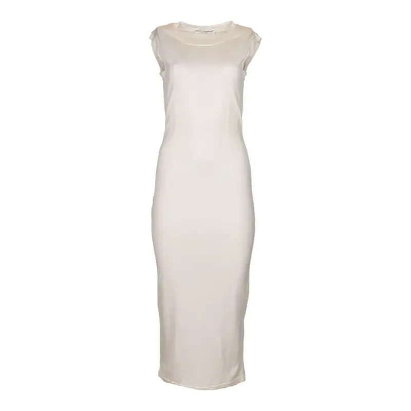 Dolce & Gabbana Maxi Dress - Large White Cotton Blend