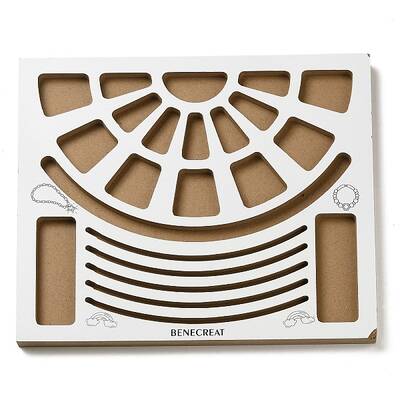 (Defective Closeout Sale: Damaged Corner) Wood Bead Design Board