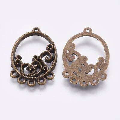 Tibetan Style Alloy Chandelier Components Links
