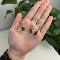 Sterling Silver Intuitively Chosen Moldavite Pendant/Necklace