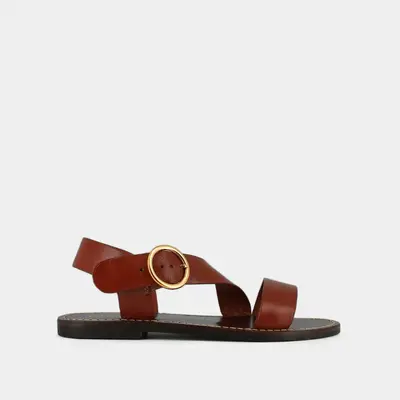 498- Welbi Cuir Cognac | Color: COGNAC | Size: 39