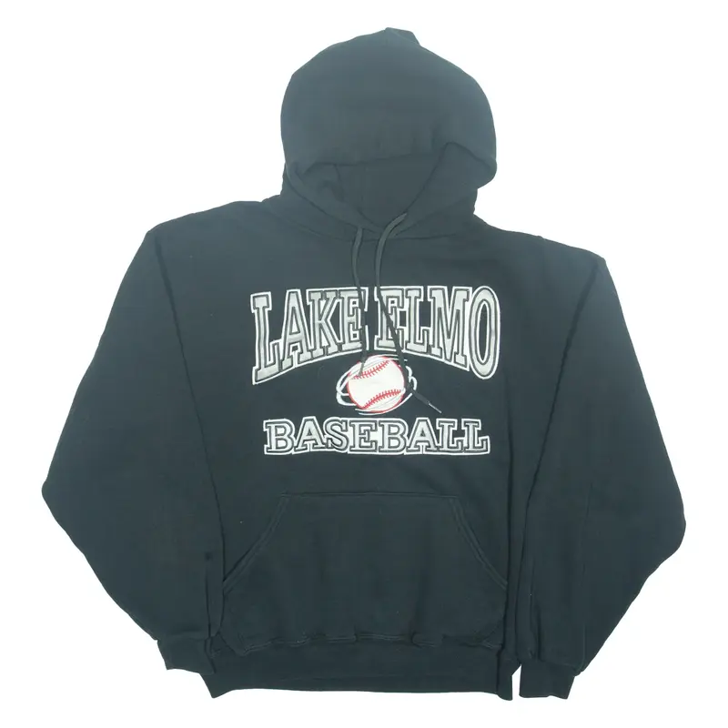 RUSSELL ATHLETIC Lake Elmo Baseball Mens Black Hoodie USA M