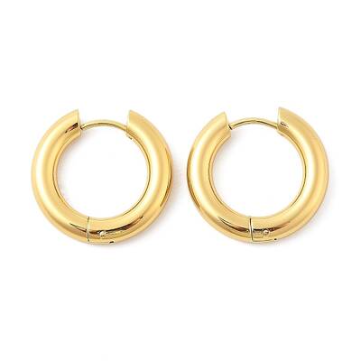 202 Stainless Steel Huggie Hoop Earrings