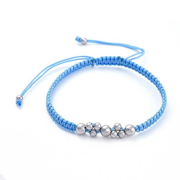 Adjustable Nylon Thread Braided Bead Bracelets
