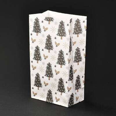 Christmas Theme Rectangle Paper Bags