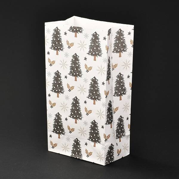 Christmas Theme Rectangle Paper Bags