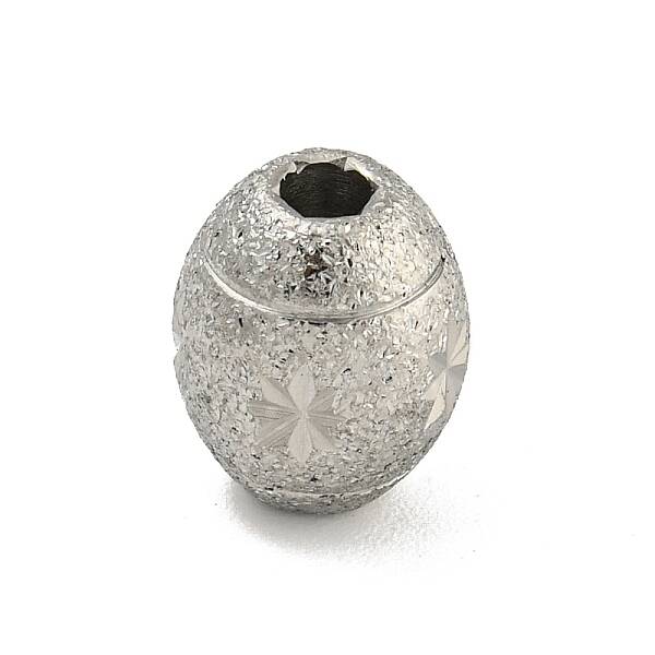 Non-Tarnish 304 Stainless Steel Textured Beads