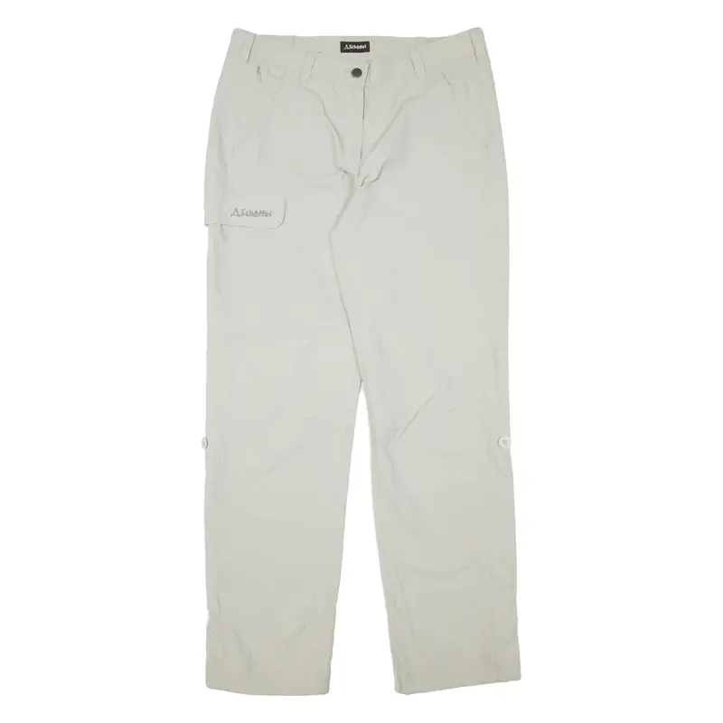 SCHOFFEL Outdoor Trousers Grey Regular Straight Womens W32 L32