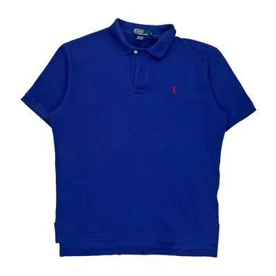 Polo By Ralph Lauren Polo Shirt - Large Blue Cotton