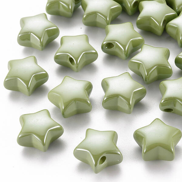 Opaque Acrylic Beads