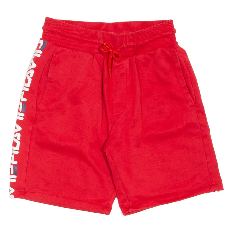 FILA Mens Casual Shorts Red Relaxed S W25