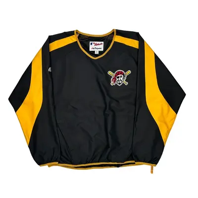 Pittsburgh Pirates Majestic Mlb Jersey - XL Black Polyester