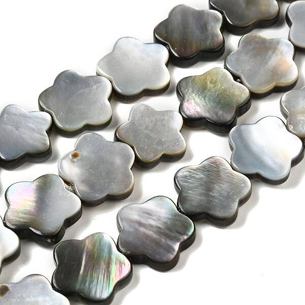 Natural Black Lip Shell Beads Strands