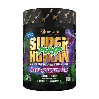 Alpha Lion SuperHuman Pump - Stim-Free Pump & Performance Pre-Workout