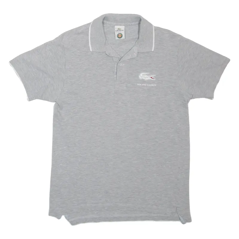 LACOSTE Mens Polo Shirt Grey S