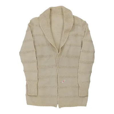 Unbranded Cardigan - Large Cream Cotton Blend