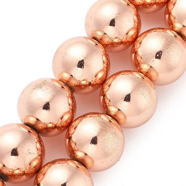 Synthetic Magnetic Hematite Beads Strands