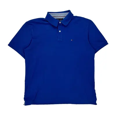 Tommy Hilfiger Polo Shirt - XL Blue Cotton