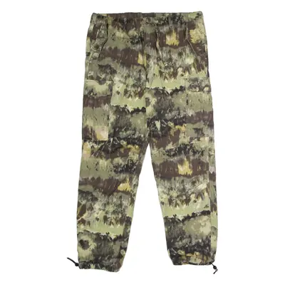 H&M Cuffed Camouflage Cargo Mens Trousers Green Regular Straight W38 L30