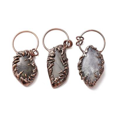 Natural Labradorite Big Pendants
