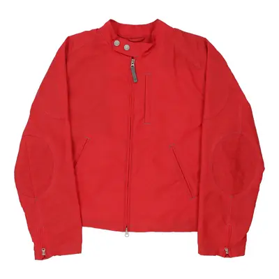 Armani Jeans Jacket - Large Red Polyamide | Size: large