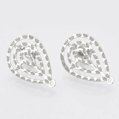 Non-Tarnish 304 Stainless Steel Stud Earring Findings