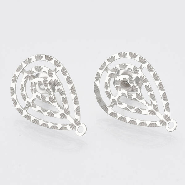 Non-Tarnish 304 Stainless Steel Stud Earring Findings