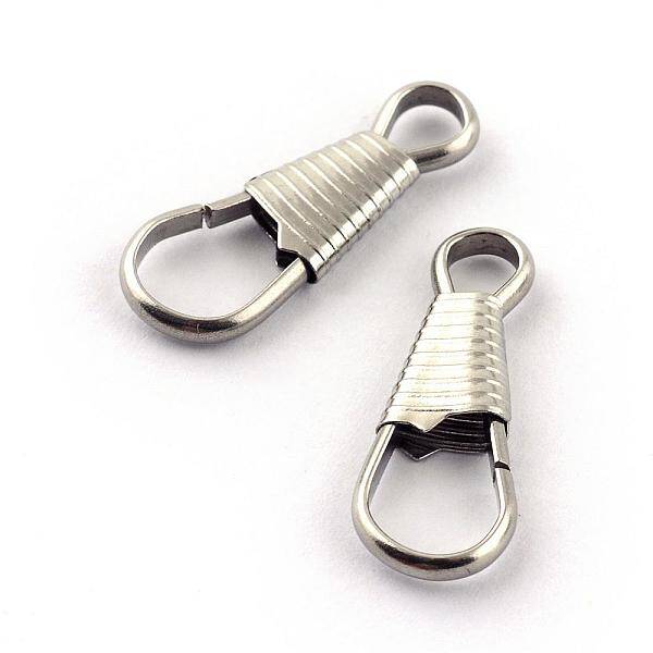 Tarnish Resistant 304 Stainless Steel Keychain Clasp Findings