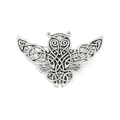 Viking Style Zinc Alloy Snap Hair Clips For Women