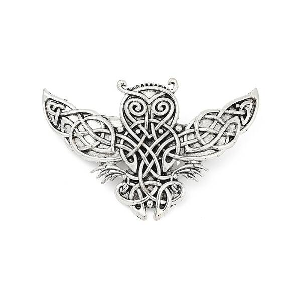 Viking Style Zinc Alloy Snap Hair Clips For Women