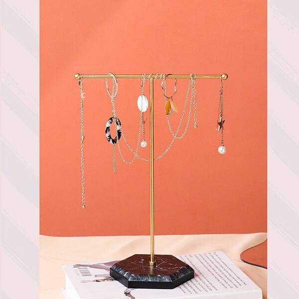 T Shaped Iron Earring Display Stand