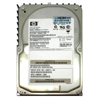 BD14655B2A HP 146GB 2Gb/s Fibre Channel 10000 3.5-inch Hard Drive