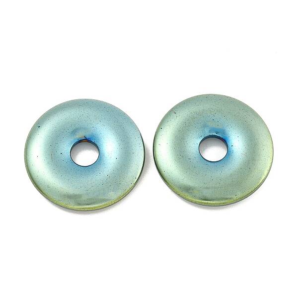 Electroplated Synthetic Non-Magnetic Hematite Pendants