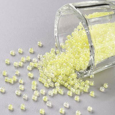 11/0 Grade A Transparent Glass Seed Beads