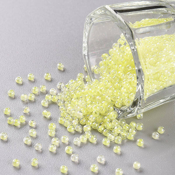 11/0 Grade A Transparent Glass Seed Beads