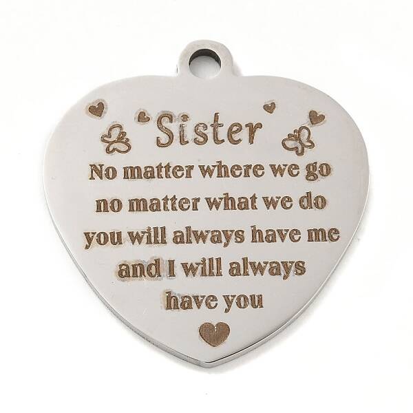 Non-Tarnish 201 Stainless Steel Pendants