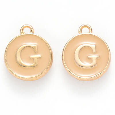 Golden Plated Alloy Enamel Charms