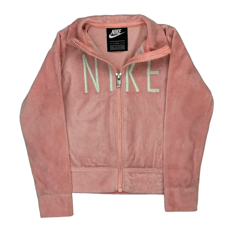 Age 2-3 Years Nike Cropped Zip Up - XS Pink Polyester