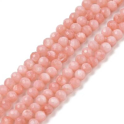 Natural Freshwater Shell Dyed Beads Strands