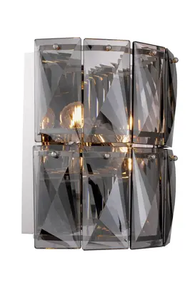 Nickel Crystal Glass Wall Lamp | Eichholtz Amazone