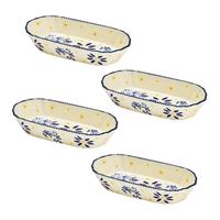 Temp-tations Classic Set of (4) Hot Dog Plates