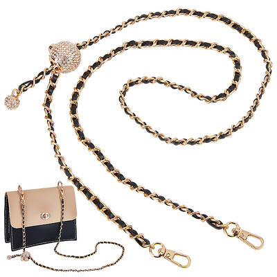 1Pc PU Leather Adjustable Bag Straps