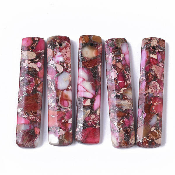 Synthetic Regalite/Imperial Jasper/Sea Sediment Jasper Pendants