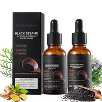 Black Sesame Hair Growth Serum, Black Sesame Oil for Hair, Black Sesame Black Rice & Rosemary Water Spray, Black Sesame Serum...