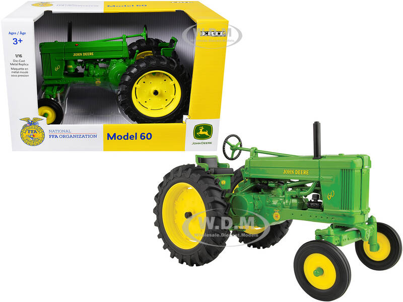 John Deere Model 60 Tractor National FFA Organization Green 1/16 Diecast Model by ERTL TOMY