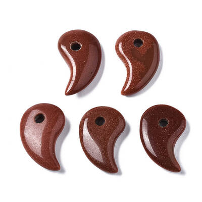 Synthetic Goldstone Pendants